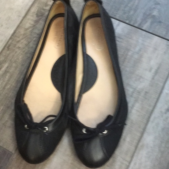 Coach Shoes - Coach size 9.5 ballet letter and canvas shoes